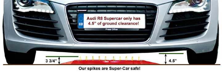 Super Car Safe One Way Traffic Spikes.